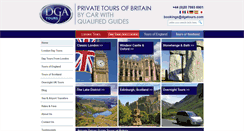 Desktop Screenshot of dgatours.com